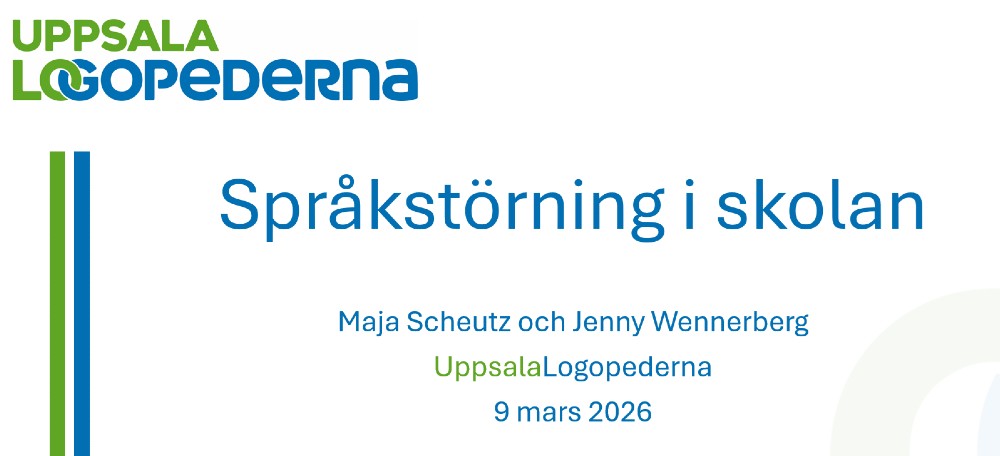 Föreläsning språkstörning i skolan
